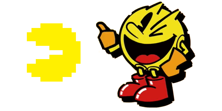 Pac-Man Art and 2D Sprite Both versions